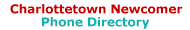 Charlottetown Newcomer Phone Directory