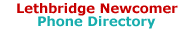 Lethbridge Newcomer Phone Directory