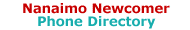 Nanaimo Newcomer Phone Directory
