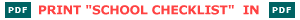 Print School Check list,Adobe.pdf Needed