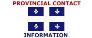 Quebec Contact Information