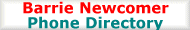 Barrie Newcomer Phone Directory