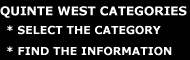 Quinte West Categories