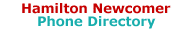 Hamilton newcomer Phone Directory