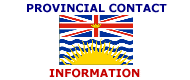 British Columbia contact Information