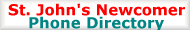 St.John's Newcomer Phone Directory